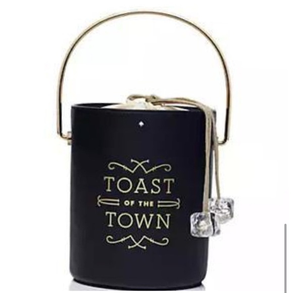 Kate Spade Toast of the Town Ice Champagne Bucket Rare Bag - Picture 2 of 16